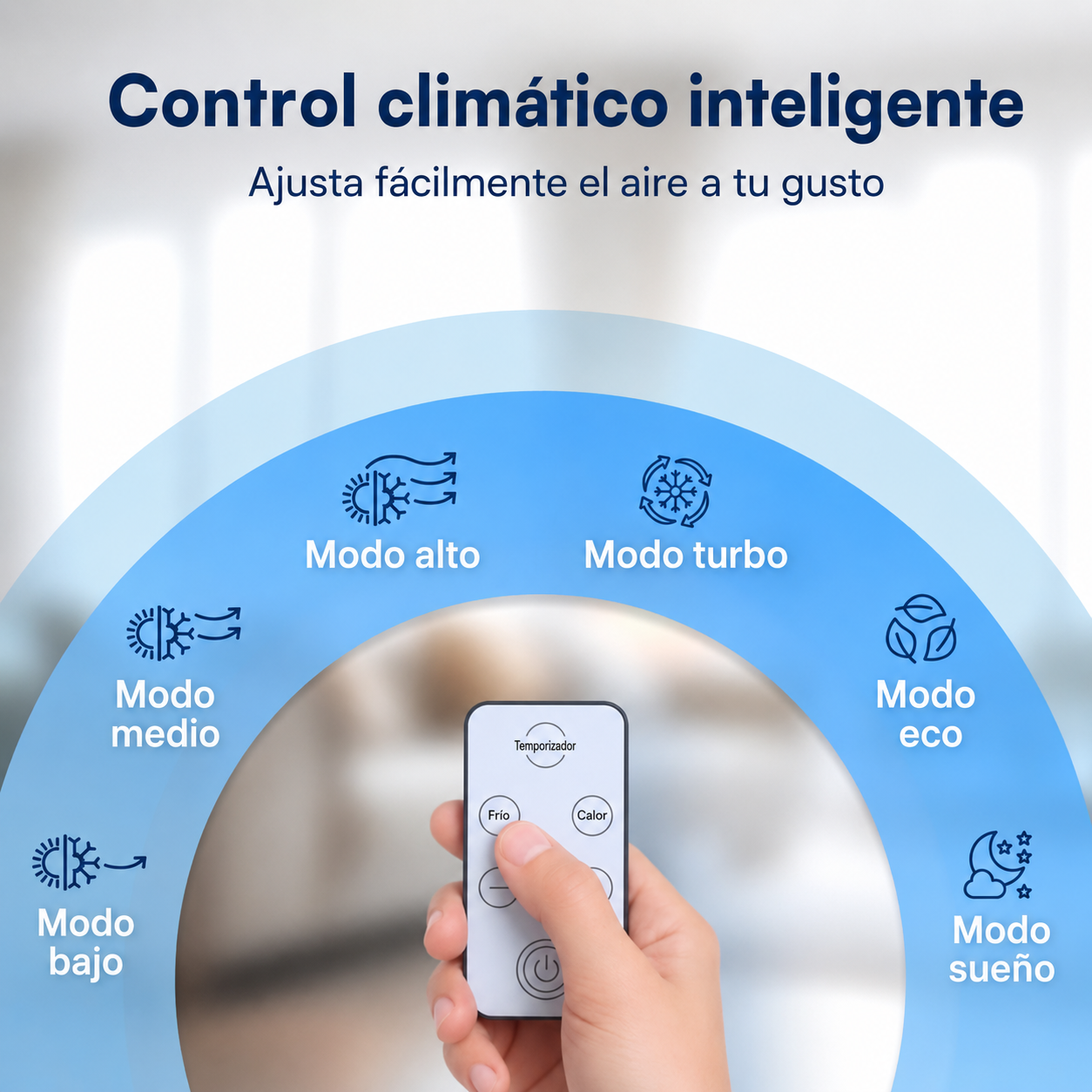 BlizzAir – modo frío en el salón